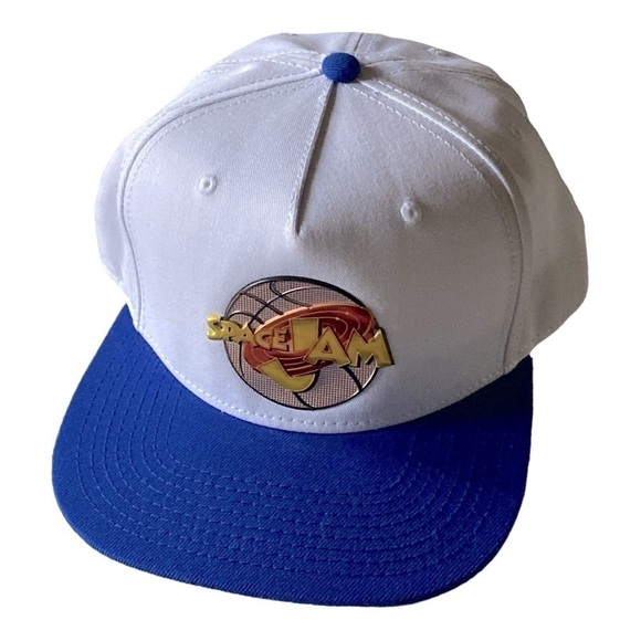 WARNER BROS. SPACE JAM RETRO TUNE SQUAD SNAPBACK Baseball CapWhite Trucker Hat - Picture 1 of 15